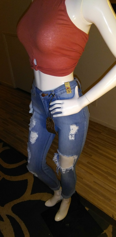 High waist jeans